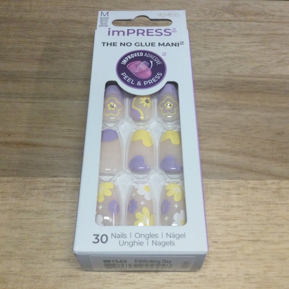 🆕 imPress Press-On Nails - Eggciting Day